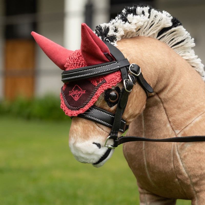 LeMieux - Bonnet anti-mouches pour peluche Toy Pony cranberry | - Ohlala