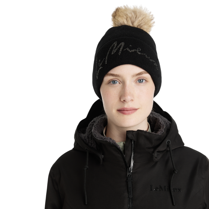 Lemieux - Bonnet femme Sparkle noir | - Ohlala