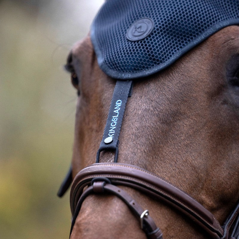 Kingsland - Bonnet pour chevaux en mesh KLMaxine marine | - Ohlala