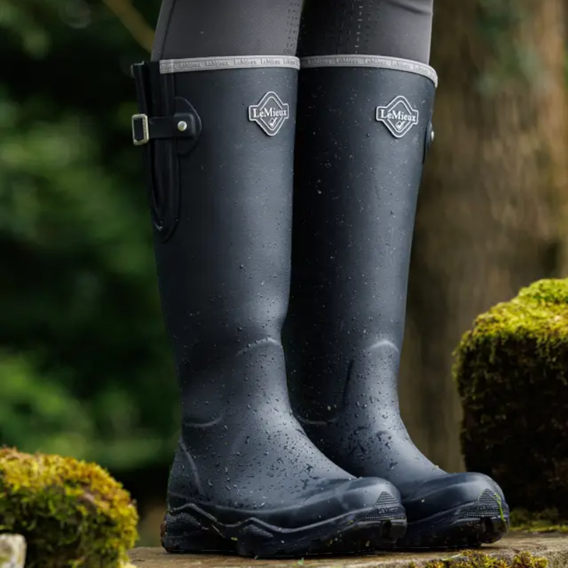 Lemieux - Bottes en caoutchouc Ultra Stride marine | - Ohlala