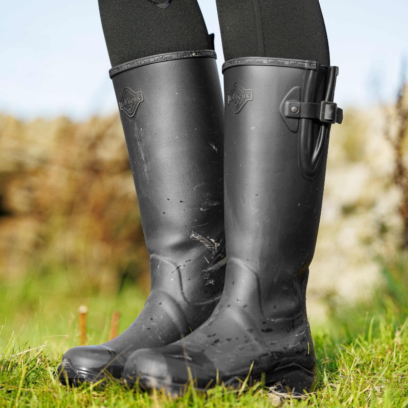 Lemieux - Bottes en caoutchouc Ultra Stride noir | - Ohlala