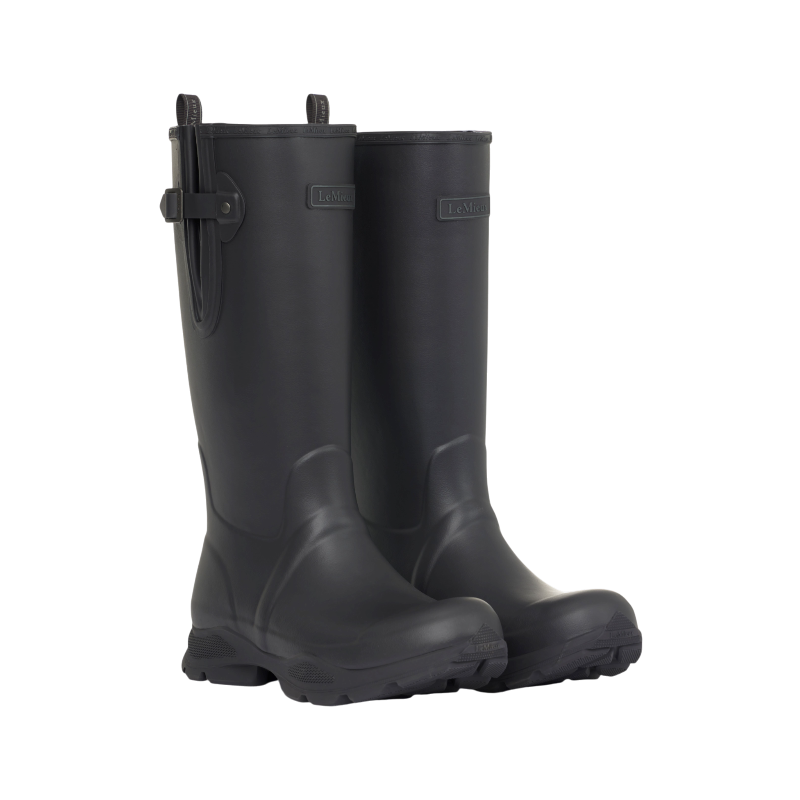 Lemieux - Bottes en caoutchouc homme Ultra Stride noir | - Ohlala