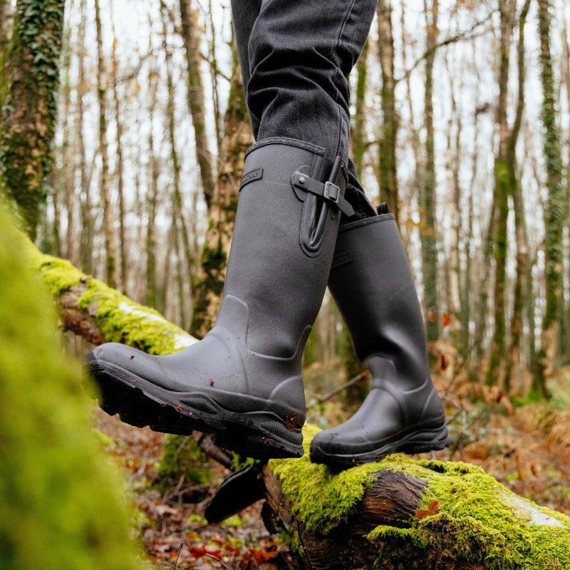 Lemieux - Bottes en caoutchouc homme Ultra Stride noir | - Ohlala