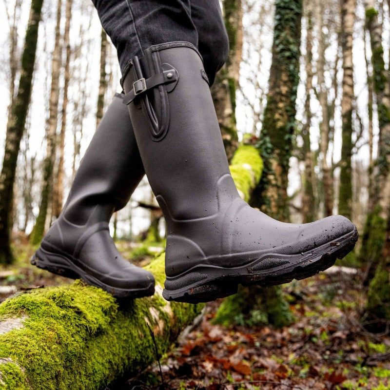 Lemieux - Bottes en caoutchouc homme Ultra Stride noir | - Ohlala