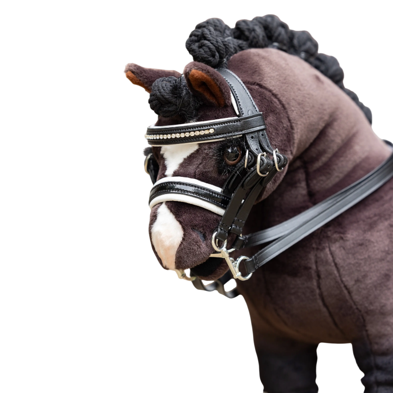 Lemieux - Bride pour Toy Pony noir | - Ohlala
