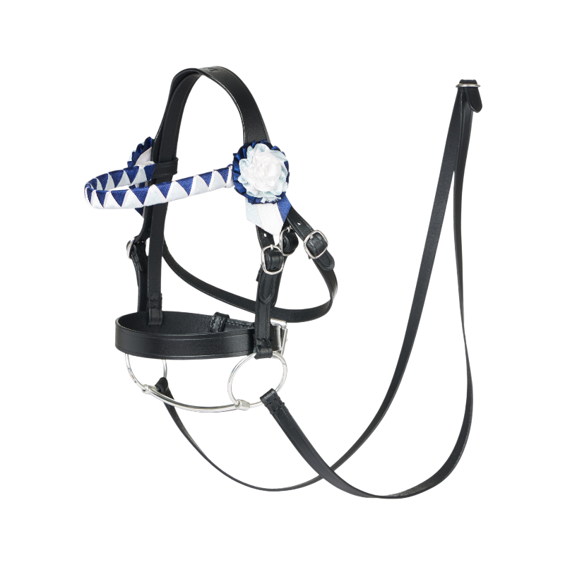 Lemieux - Bridon de Showing pour hobby horse noir | - Ohlala