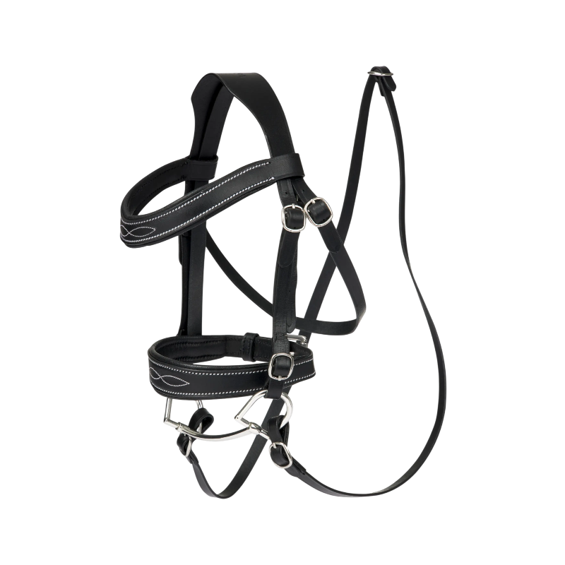 Lemieux - Bridon de compétition pour Hobby Horse noir | - Ohlala