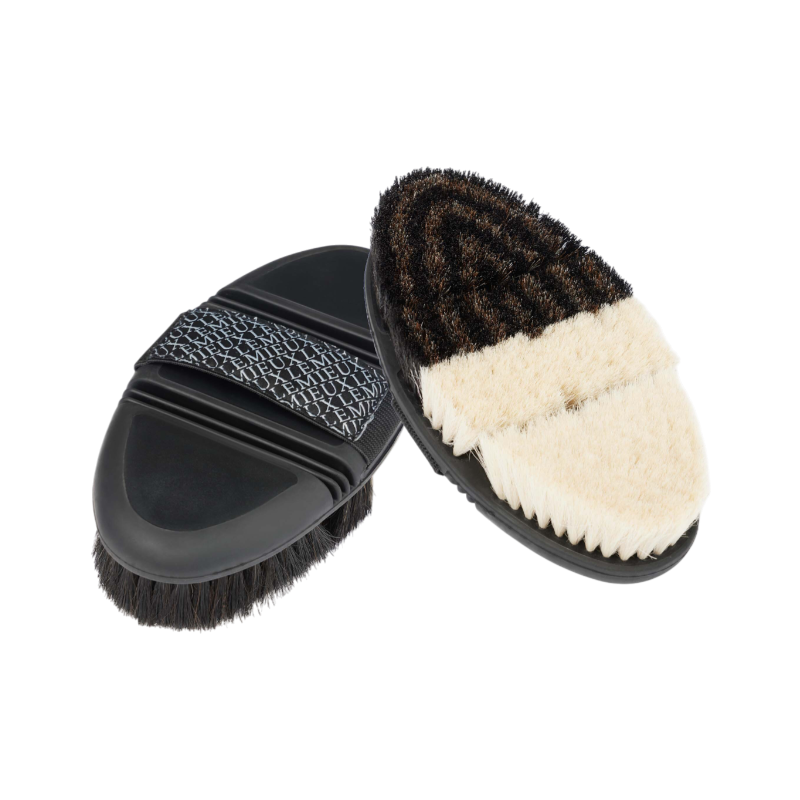 Lemieux - Brosse Flexi Half & Half Finishing noir | - Ohlala