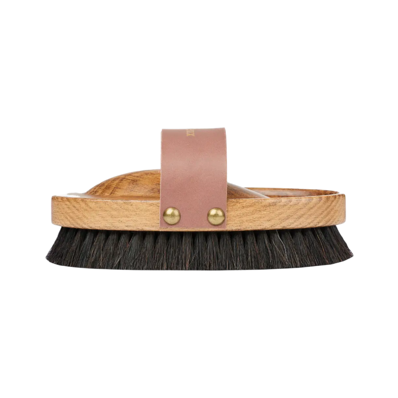 Lemieux - Brosse douce en laine de mouton Artisan marron | - Ohlala
