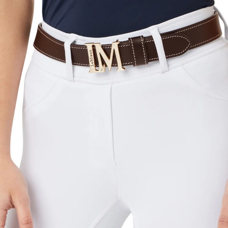 Lemieux - Ceinture unisexe Monogram marron | - Ohlala