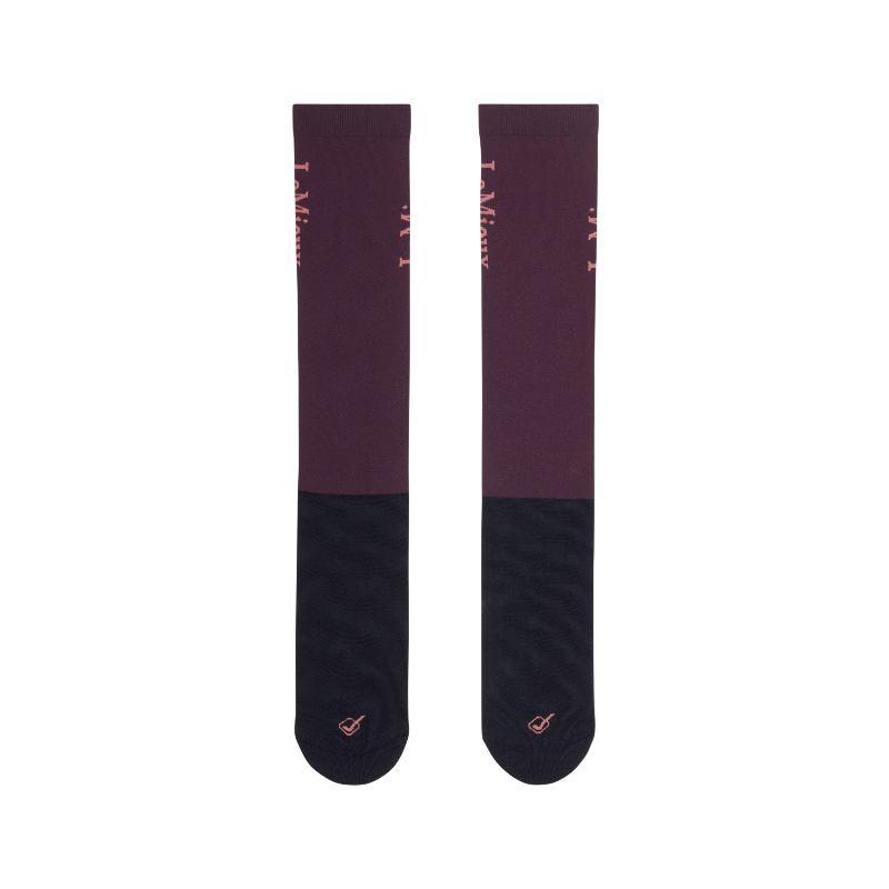 Lemieux - Chaussettes d'équitation damson (x2) | - Ohlala