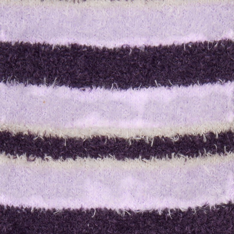 Lemieux - Chaussettes enfant Mini Fluffy Sabrina à rayures lilac | - Ohlala