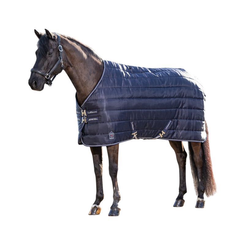 Lemieux - Couverture de box Arika Stable-Tek marine 350g | - Ohlala