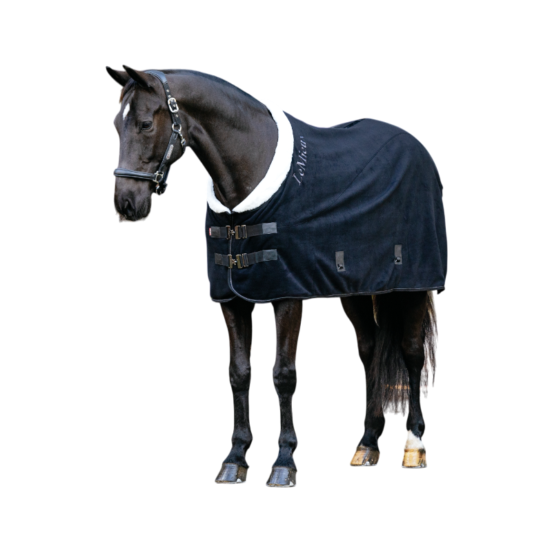 LeMieux - Couverture polaire Luxe noire | - Ohlala