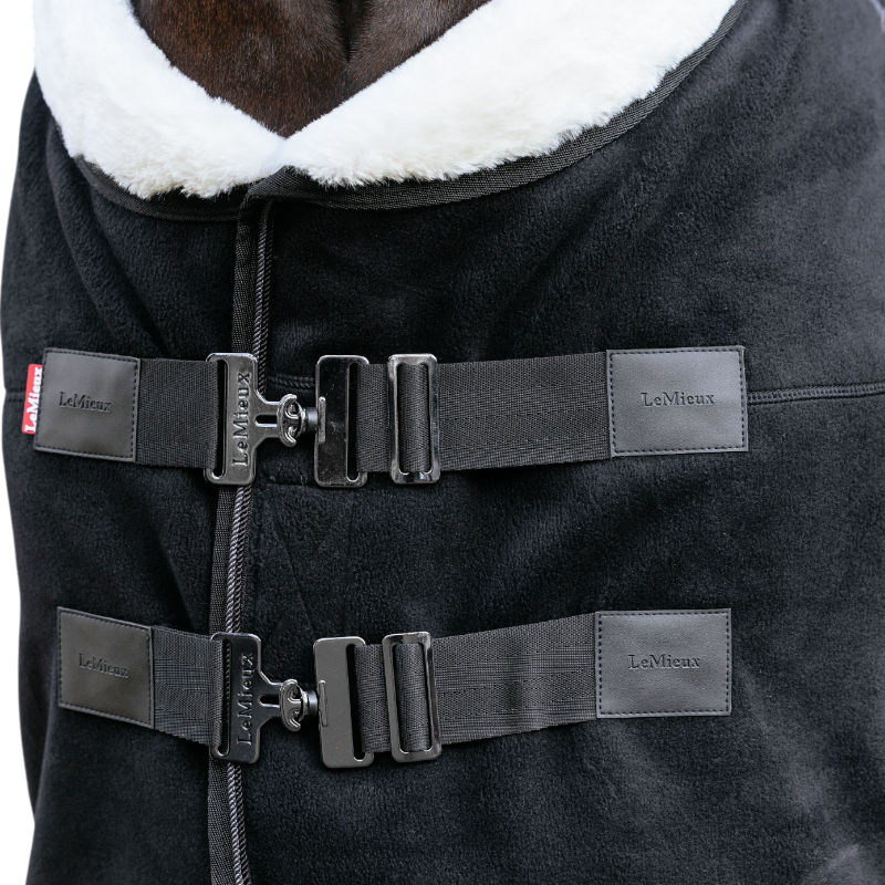 LeMieux - Couverture polaire Luxe noire | - Ohlala