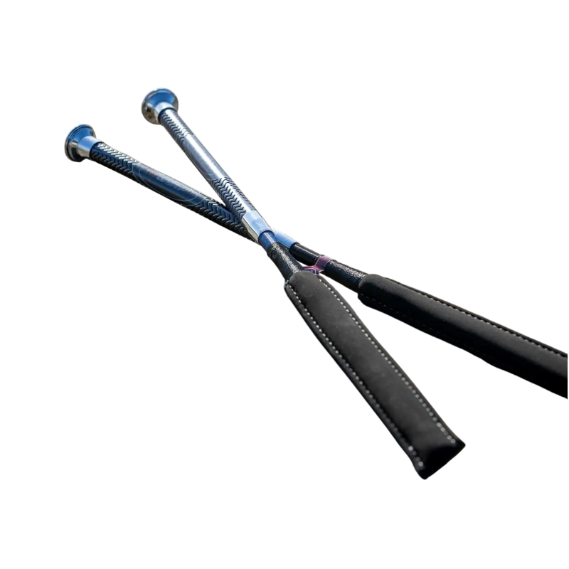 Lemieux - Cravache de cross Junior Pro baton marine | - Ohlala