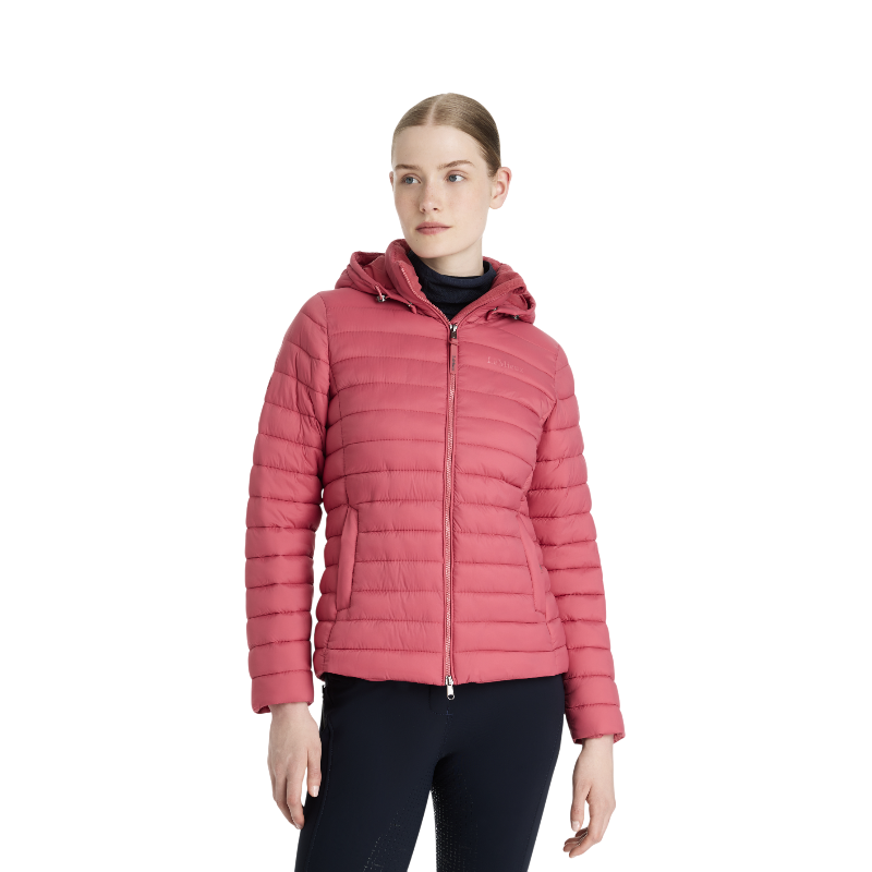 Lemieux - Doudoune à capuche femme Rose cranberry | - Ohlala