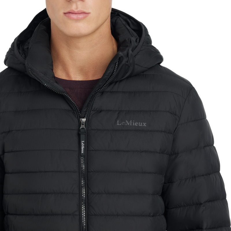 Lemieux - Doudoune à capuche homme noir | - Ohlala