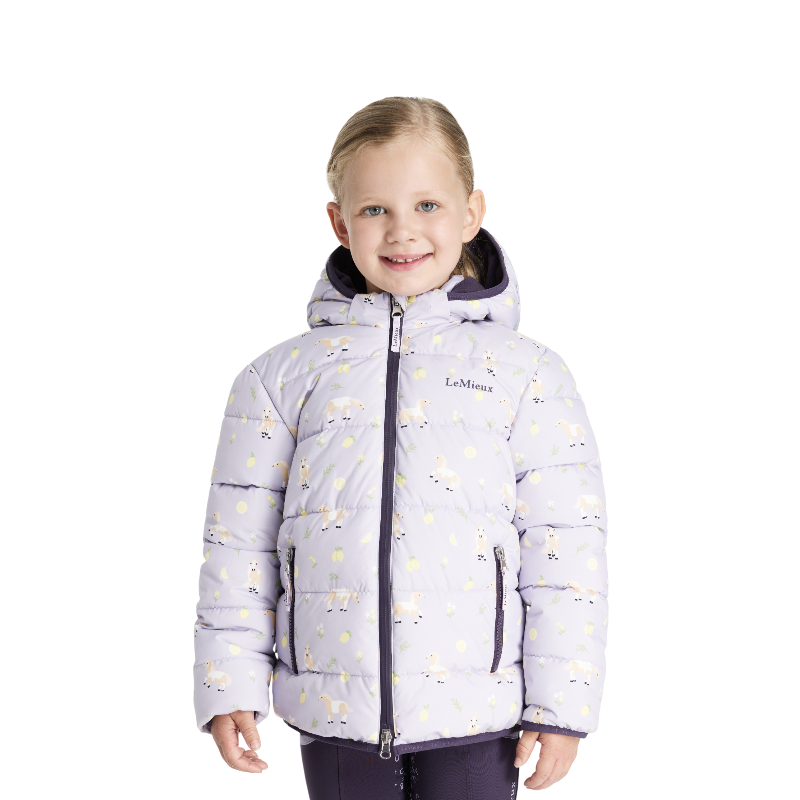 Lemieux - Doudoune enfant Mini imprimé Lilo lilac | - Ohlala