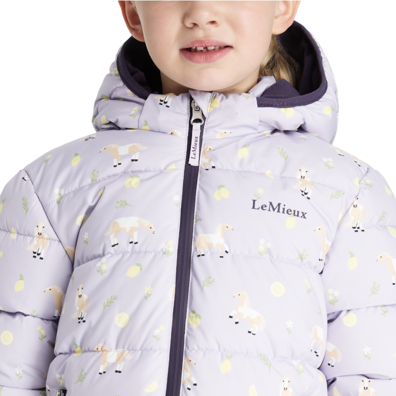 Lemieux - Doudoune enfant Mini imprimé Lilo lilac | - Ohlala