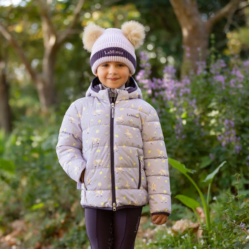Lemieux - Doudoune enfant Mini imprimé Lilo lilac | - Ohlala