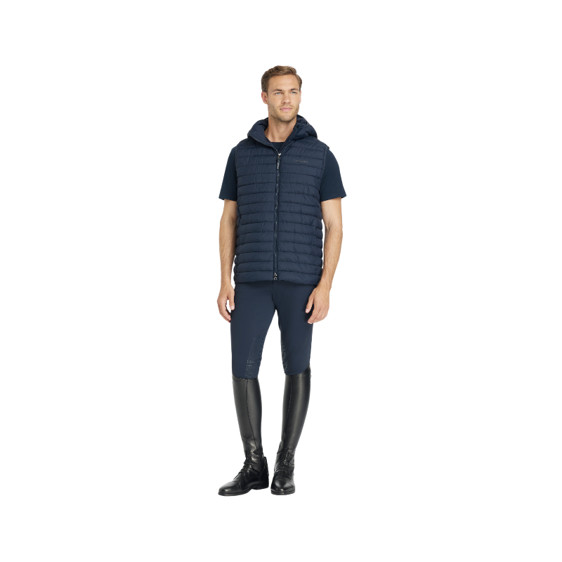 Lemieux - Doudoune sans manches à capuche homme marine | - Ohlala