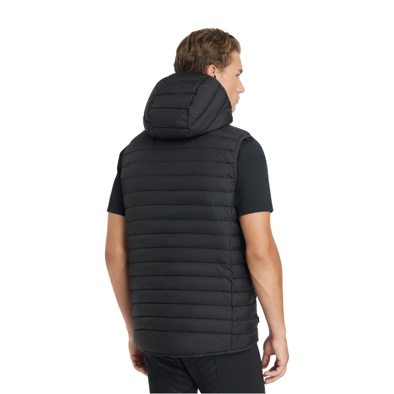 Lemieux - Doudoune sans manches à capuche homme noir | - Ohlala