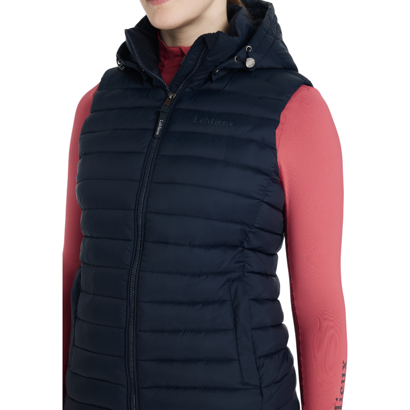 LeMieux - Doudoune sans manches femme Rose marine | - Ohlala