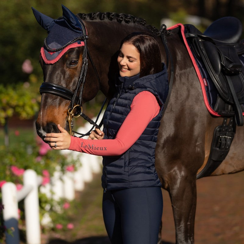 LeMieux - Doudoune sans manches femme Rose marine | - Ohlala