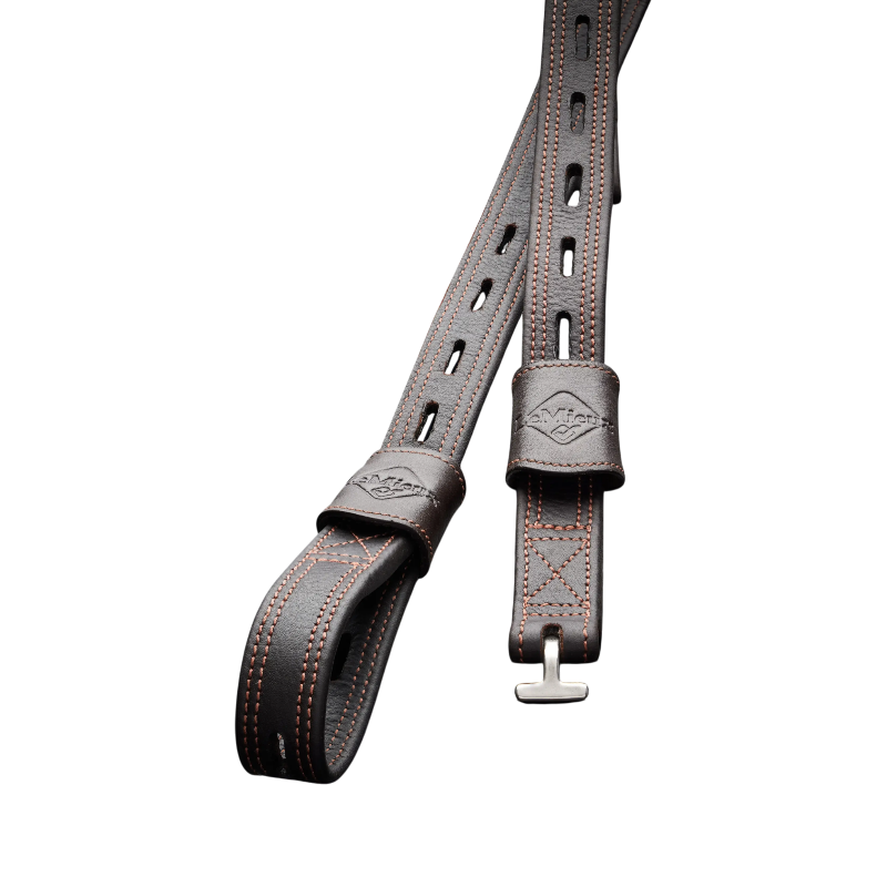 Lemieux - Étrivières en cuir Vector Close Contact marron | - Ohlala