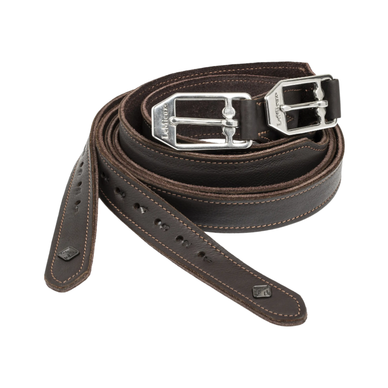 Lemieux - Étrivières en cuir Vector Pro marron | - Ohlala