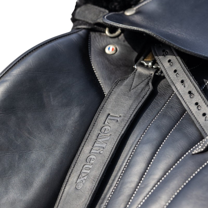 Lemieux - Étrivières en cuir Vector Pro noir | - Ohlala
