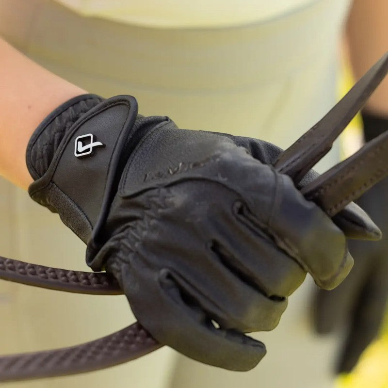 Lemieux - Gants d'équitation Close Contact noir | - Ohlala