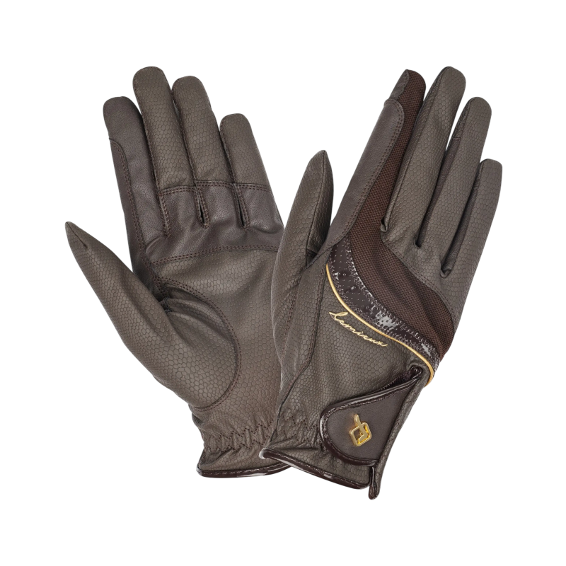 Lemieux - Gants d'équitation Competition marron | - Ohlala