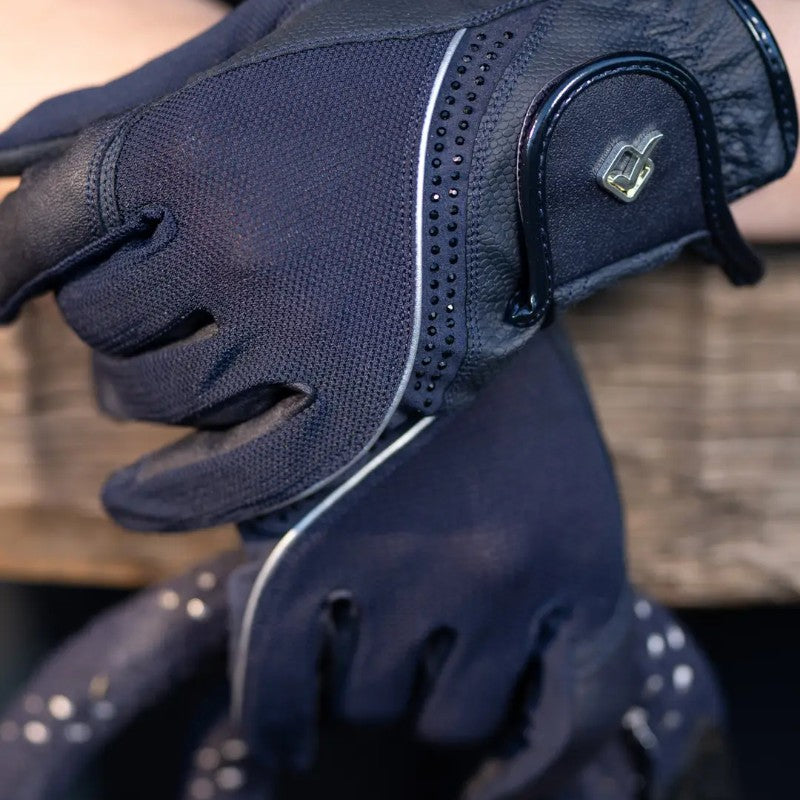 Lemieux - Gants d'équitation Crystal marine | - Ohlala