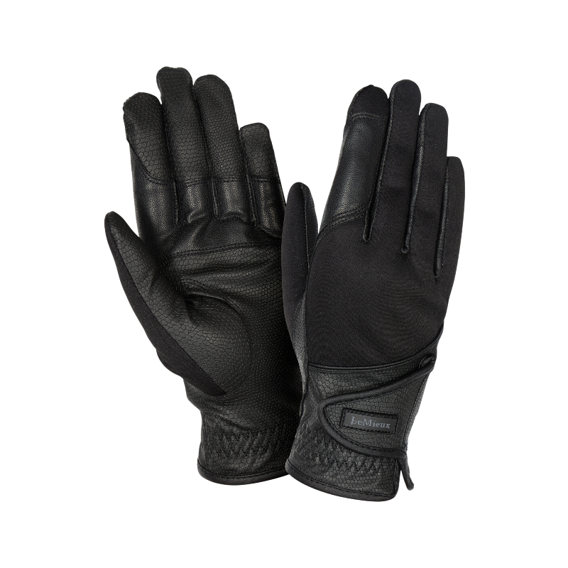 Lemieux - Gants d’équitation Hybrid noir | - Ohlala