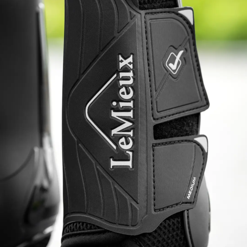 Lemieux - Guêtres fermées de dressage Motionflex noir | - Ohlala