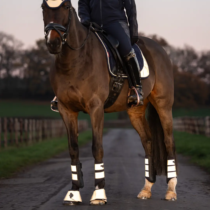 Lemieux - Guêtres fermées réfléchissantes Grafter marine | - Ohlala
