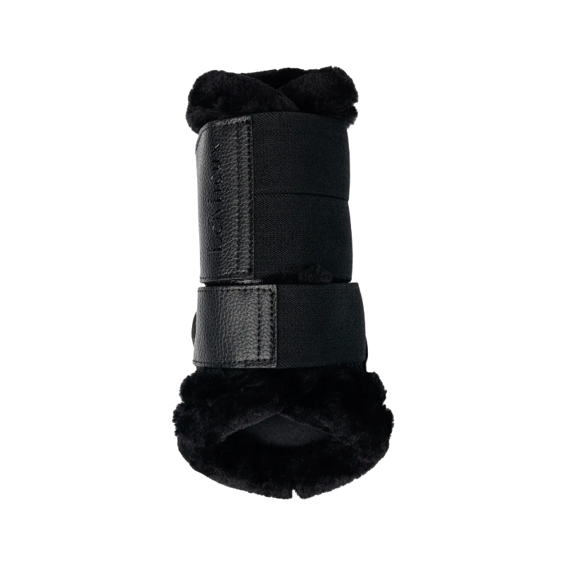 Lemieux - Guêtres fermées souples Mesh Fleece Edged noir | - Ohlala