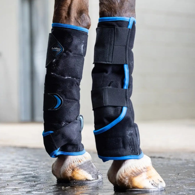 Lemieux - Guêtres refroidissantes avant Freeze Flow Ice noir | - Ohlala
