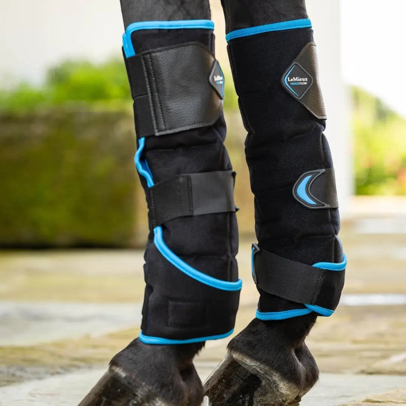 Lemieux - Guêtres refroidissantes avant Freeze Flow Ice noir | - Ohlala