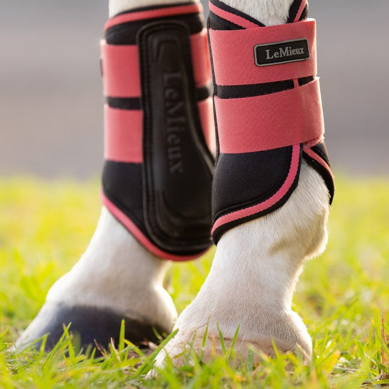 LeMieux - Guêtres souples de travail cranberry | - Ohlala