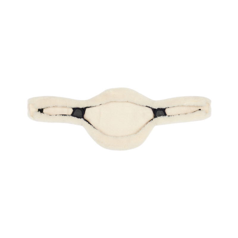 Lemieux - Housse de sangle à bavette longue Anatomic en laine mérinos+ naturel | - Ohlala