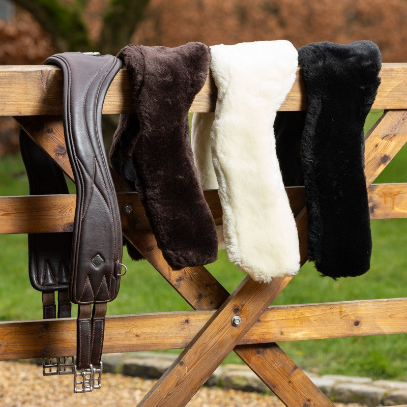 Lemieux - Housse de sangle de saut d’obstacle Anatomic en laine mérinos+ noir | - Ohlala