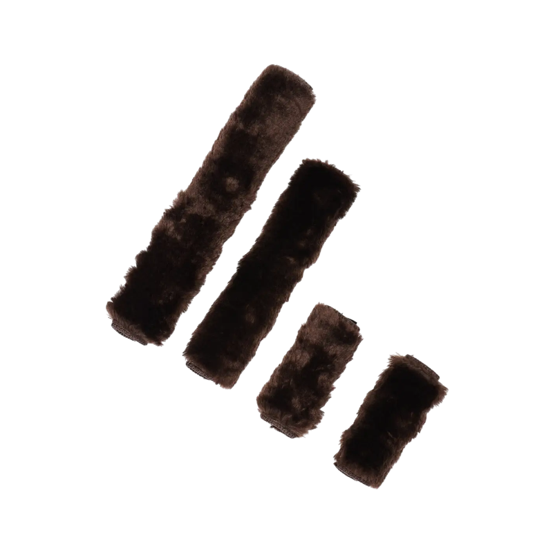 Lemieux - Kit fourreau de licol Simuwool marron | - Ohlala