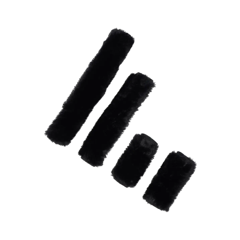 Lemieux - Kit fourreau de licol Simuwool noir | - Ohlala