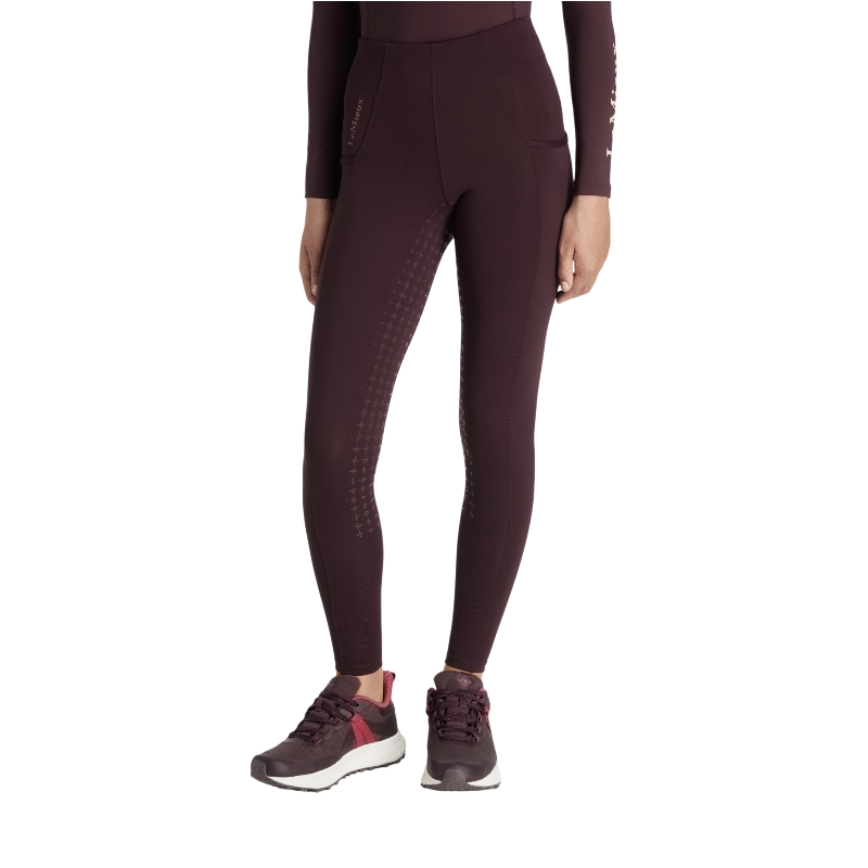 Lemieux - Legging d'équitation Pull-on fille Young Rider Orla damson | - Ohlala