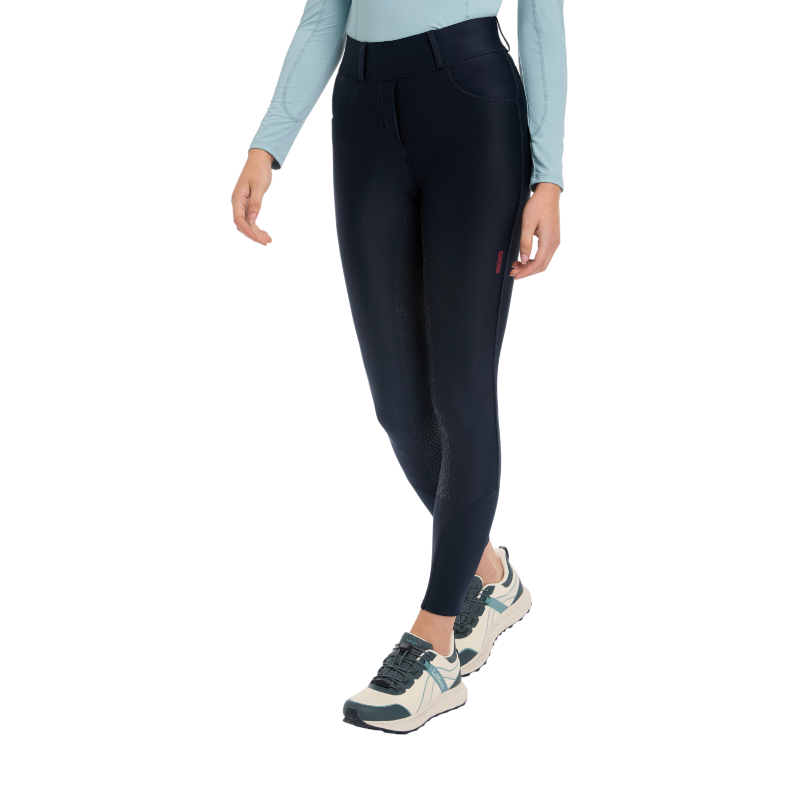 Lemieux - Legging d'équitation femme Demi Full Grip marine | - Ohlala