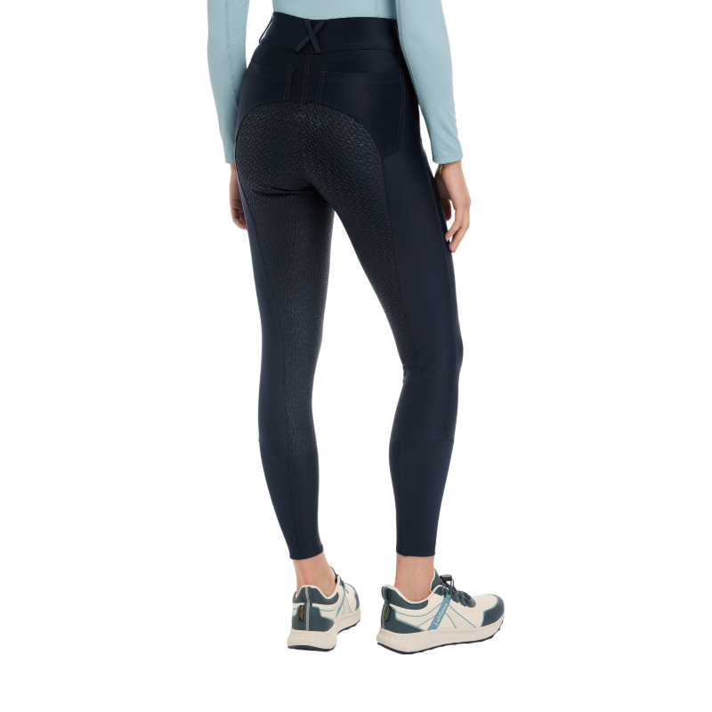 Lemieux - Legging d'équitation femme Demi Full Grip marine | - Ohlala