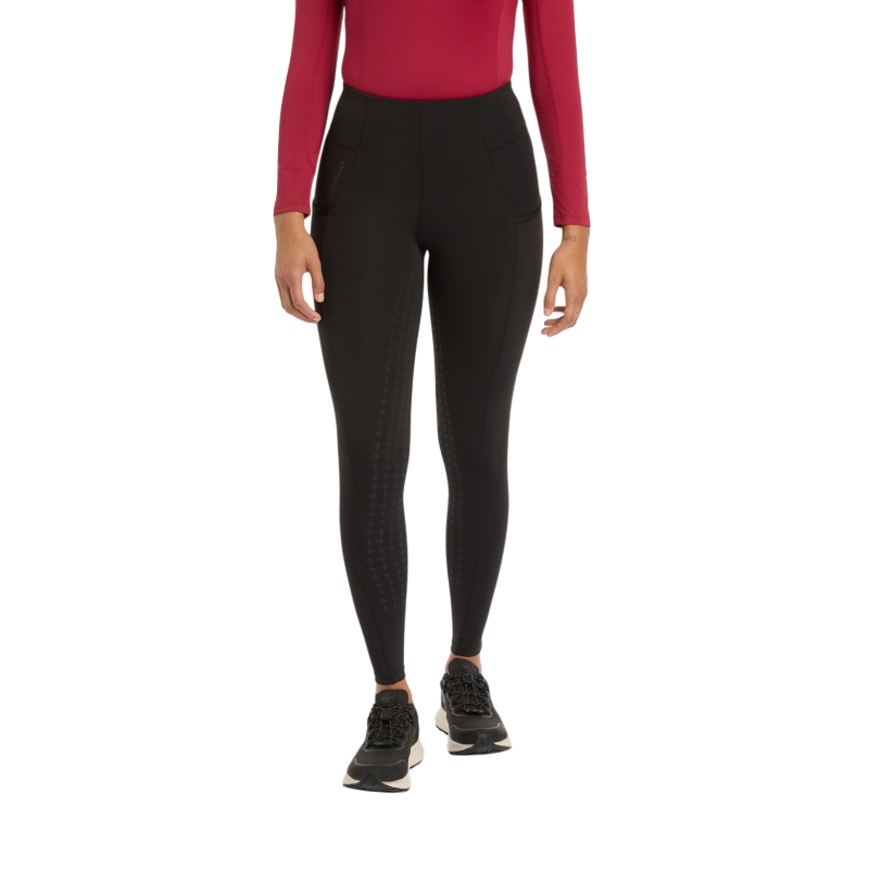 Lemieux - Legging d'équitation femme Pull-on Naomi Full Grip noir | - Ohlala